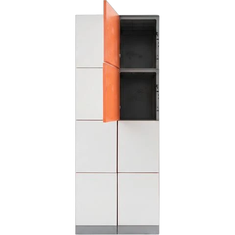 Linvo Locker de oito portas em ABS